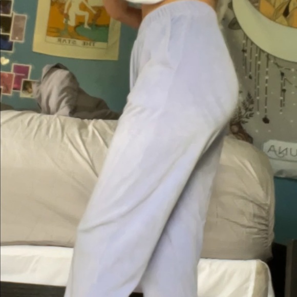 soft fuzzy sweatpants - Picture 2 of 3